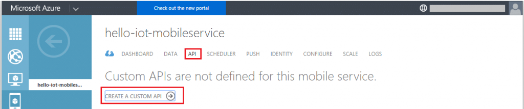 Create a custom API