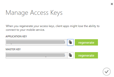 Manage Access Keys