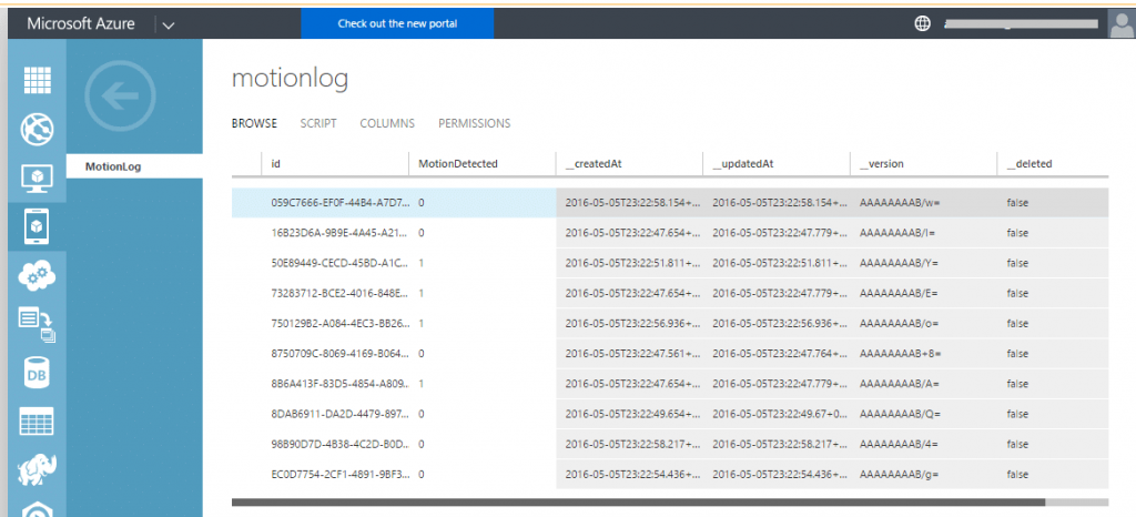Motion Log Data