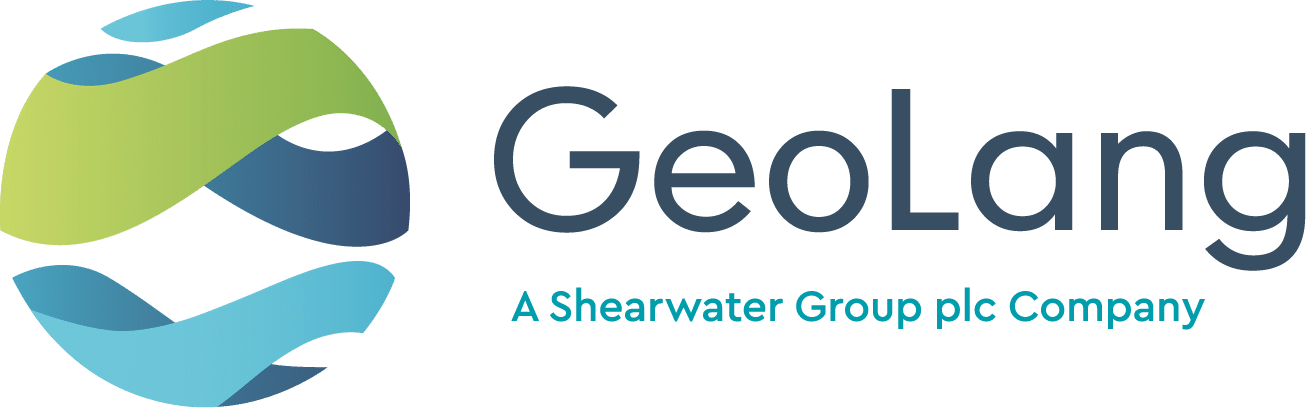 geolang partnership logo - a shearwater group plc company