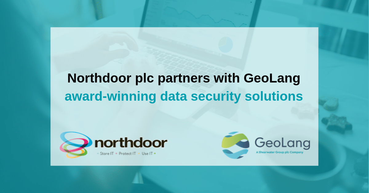 Geolang and Northdoor logos with wording describing the partnership