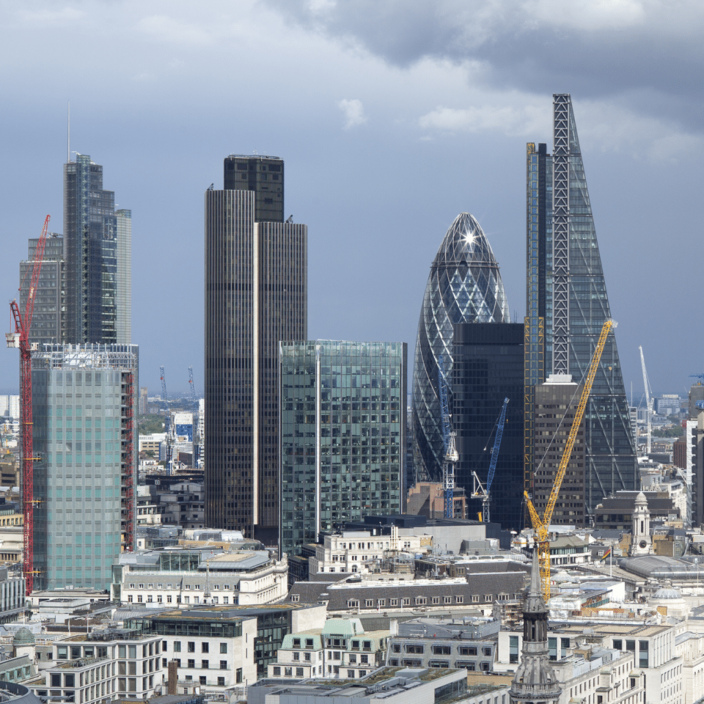 city london skyline of buildings