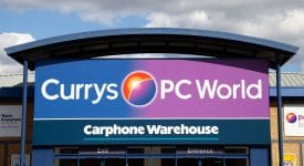 Currys PC World Carephone Warehouse shop front