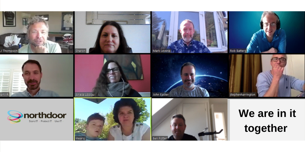 Northdoor team meeting remote working
