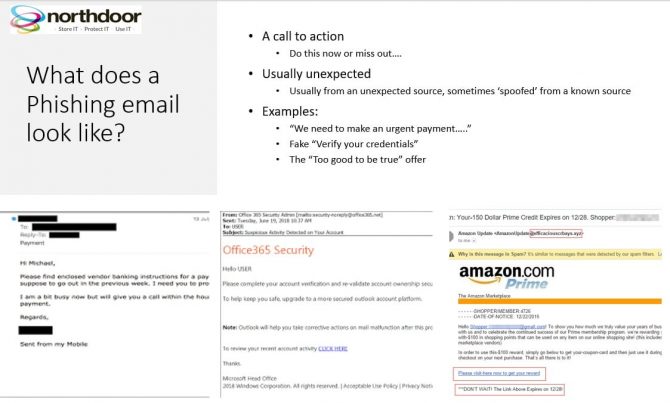 examples of phishing emails 