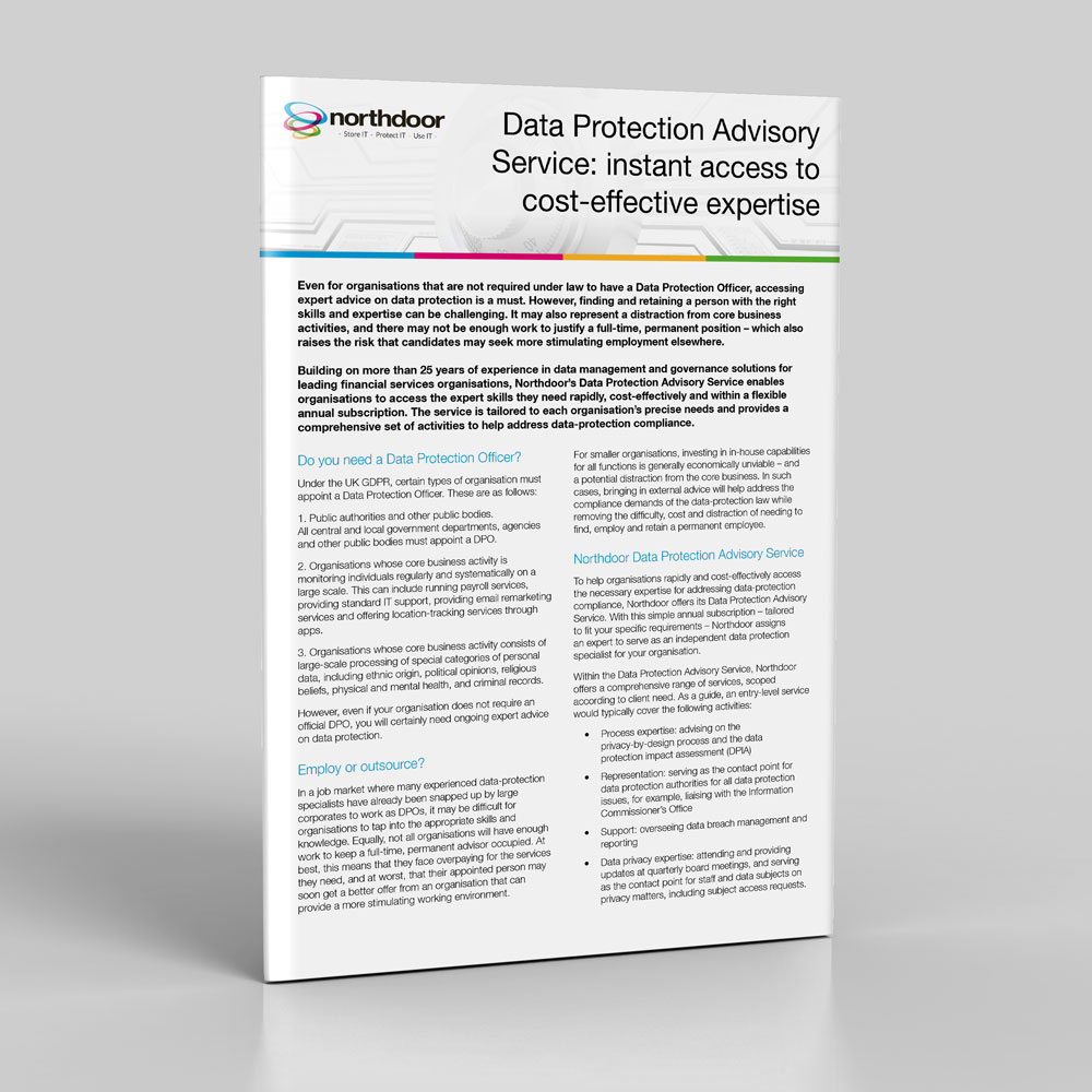 Data Protection Advisory Service: instant access to cost-effective expertise