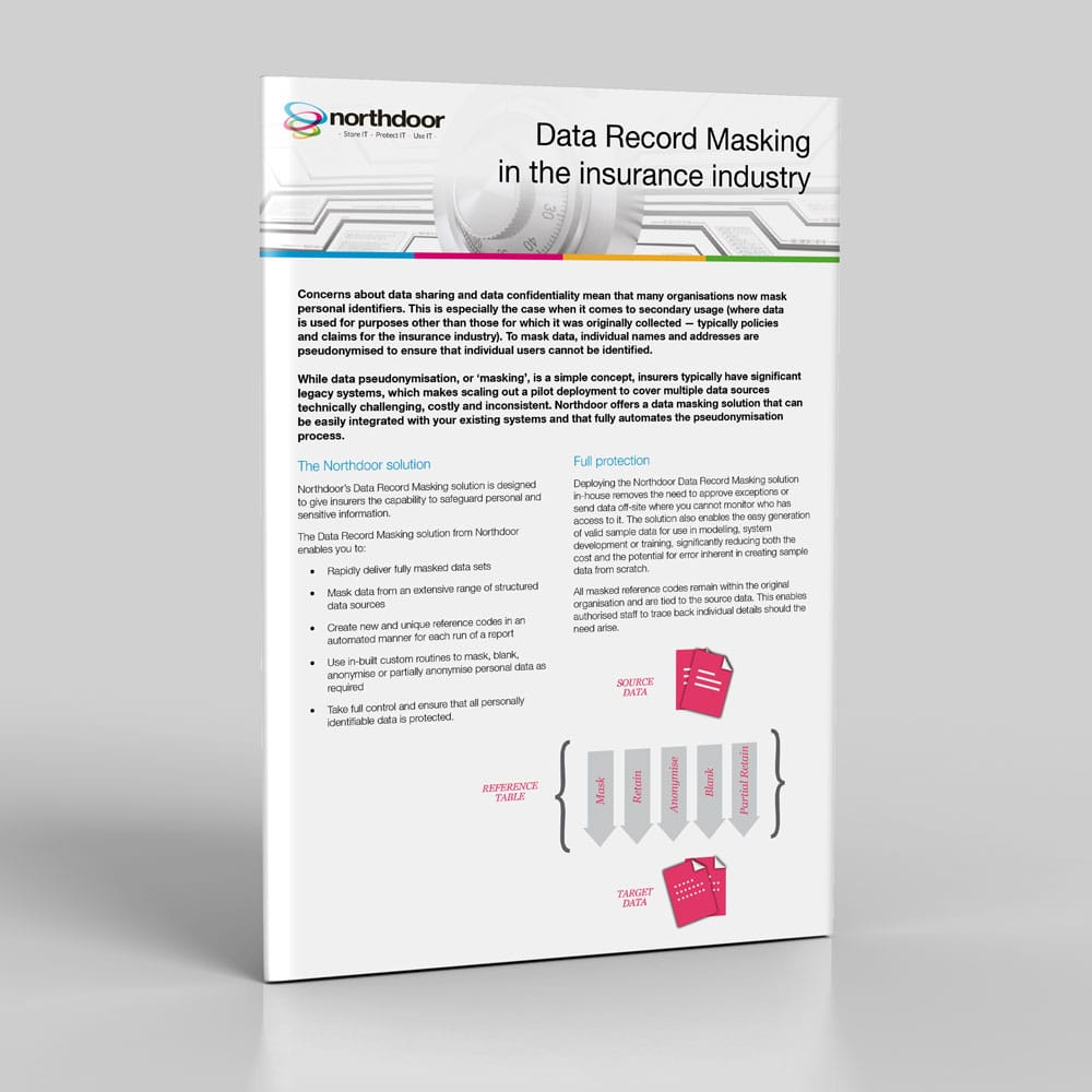 Data Record Masking in the insurance industry