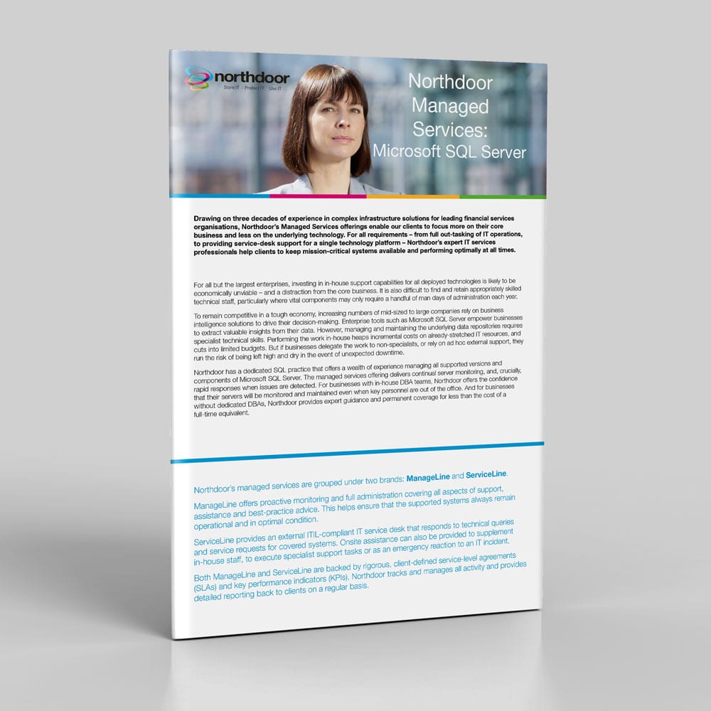 Northdoor Managed Services: Microsoft SQL Server