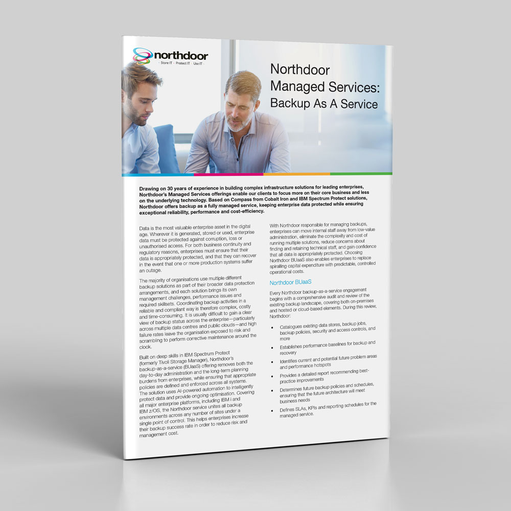 Northdoor Managed Services: Backup As A Service