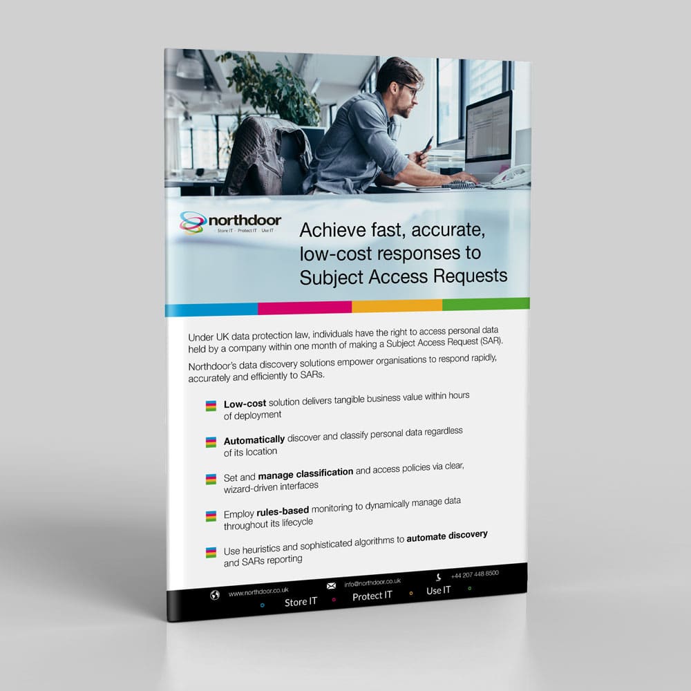 Achieve fast, accurate, low-cost responses to Subject Access Requests
