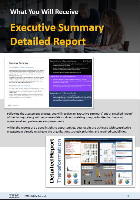 IBM Storage Assessment example report