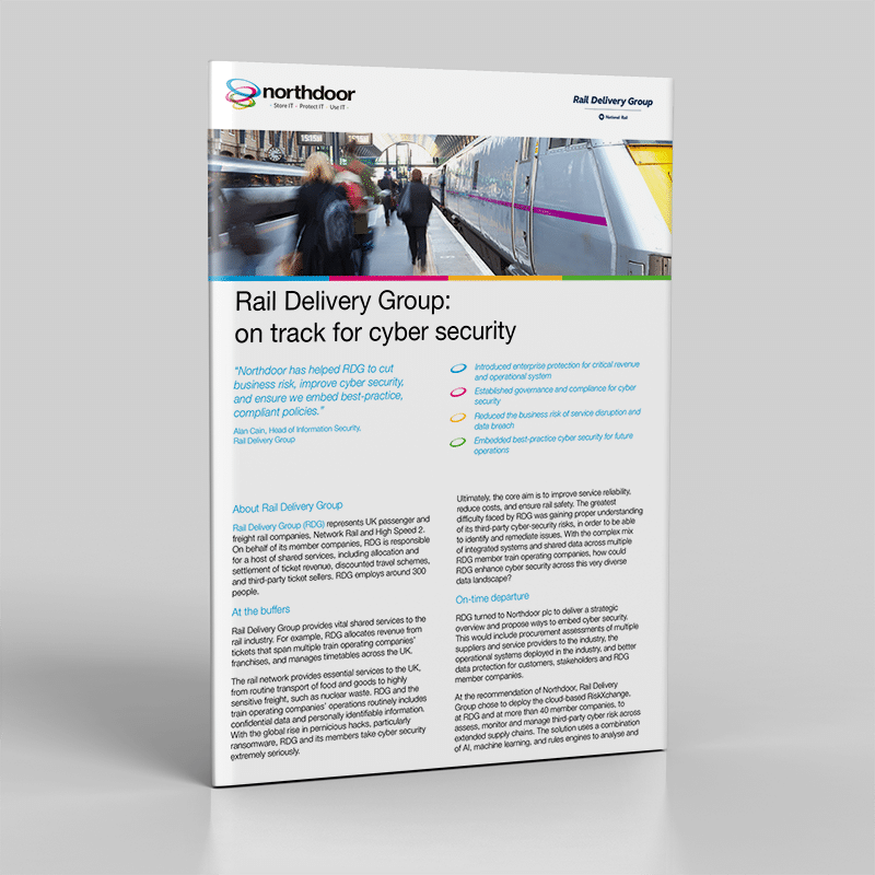 Rail Delivery Group - Cyber Security Risk Case Study
