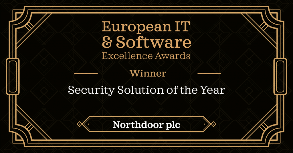 European IT and Software Excellence Awards - Security Solution of the year award for Third-party cyber risk management. Supply chain 