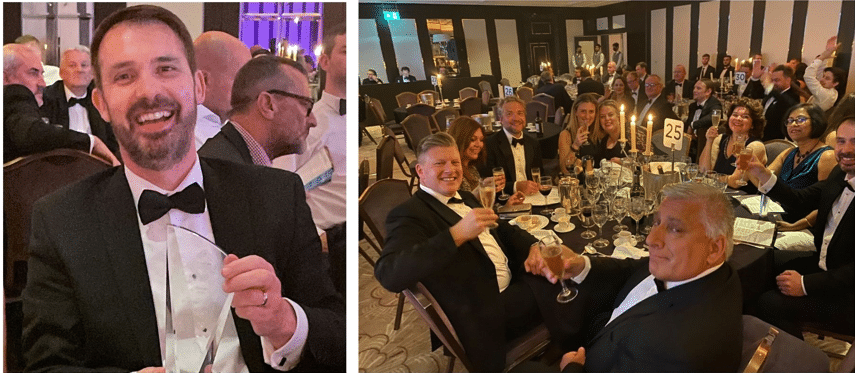 The European IT and Software Excellence Awards 2021 dinner held on the 19th October at the Royal Lancaster Hotel.