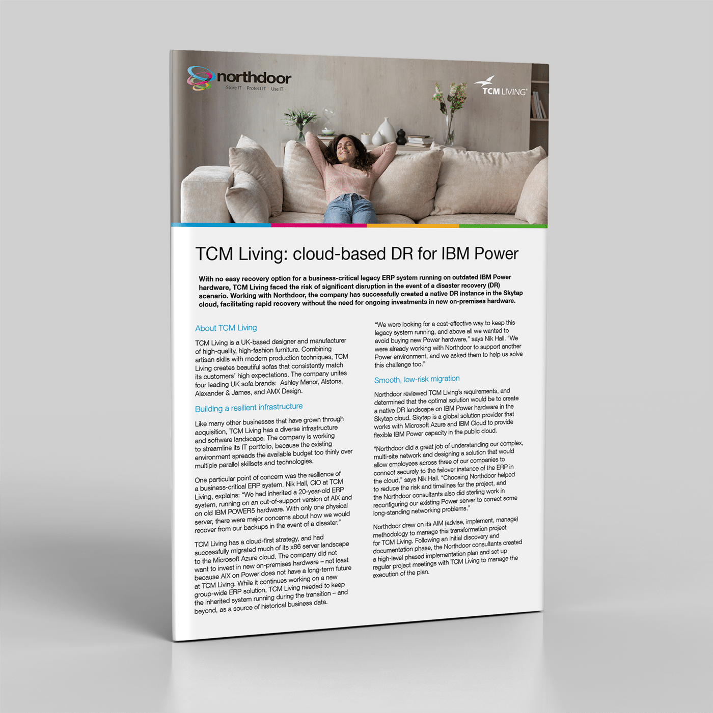 TCM Living deploys cloud-based Disaster Recovery for IBM Power