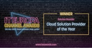 Winner 2022 IT Europa Channel Awards Cloud Solution Provider of the Year