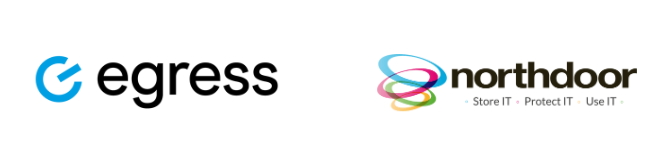 Egress and Northdoor logos for partnership