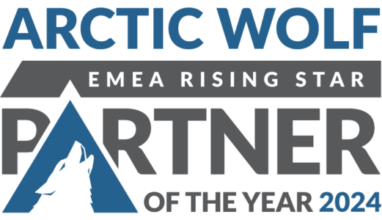 Arctic Wolf EMEA Rising Star Partner logo 2024