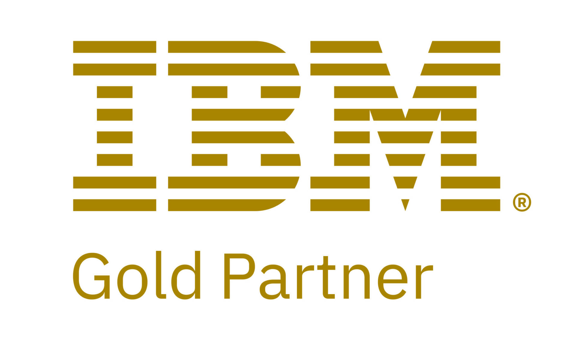 Gold IBM Logo